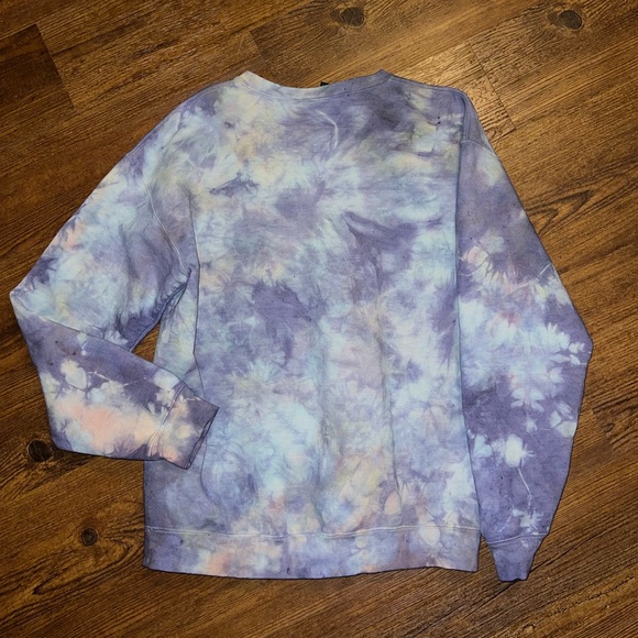 Gildan Softstyle Purple East TN Children’s Hospital Tie Dye Sweatshirt Size M - Picture 3 of 10